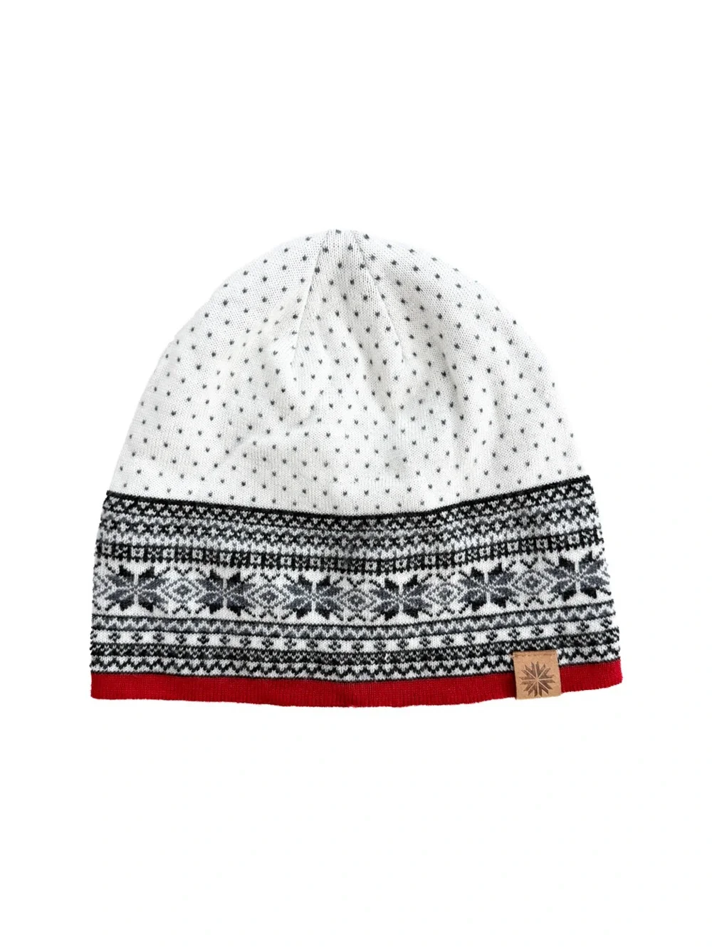 Icewear Heimaey Nordic Hat Beanie White 100% Merino Wool Like New